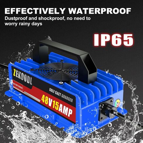 18 Amp 36 Volt Golf Cart Battery Charger for EZGO TXT with D Style Plug，Smart Trickle Charge,Replace EZGO Charger 36 Volt，4-6H Full Charge Portable Golf Cart Charger for Lead Acid Battery, 16FT Cable in Saudi Arabia