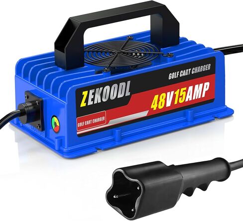18 Amp 36 Volt Golf Cart Battery Charger for EZGO TXT with D Style Plug，Smart Trickle Charge,Replace EZGO Charger 36 Volt，4-6H Full Charge Portable Golf Cart Charger for Lead Acid Battery, 16FT Cable in Saudi Arabia