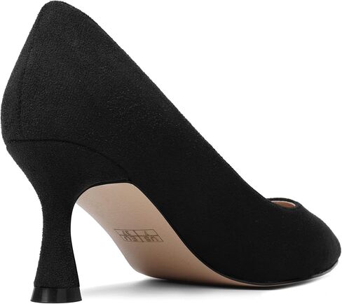MOVINSTEPS Womens Pointed Toe Evening Sexy Suede Slip On Stiletto Mid Heel Pumps Shoes 2.5 Inch in Kuwait
