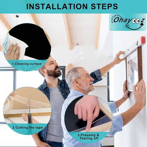 Extra Strong Double Sided Tape Heavy Duty 10FT, Very Sticky Adhesive Double Sided Mounting Tape Waterproof, Works Great Indoors and Outside, Walls, Automotive, Home Office Deco in Saudi Arabia