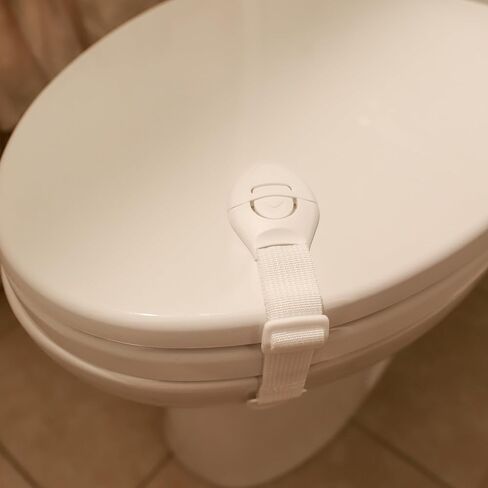 جهاز مساعد الأم القابل للتعديل | أقفال أمان للأطفال، وأجهزة مقاومة للأطفال، والأدراج، ومقاعد المراحيض، وسلة المهملات، والثلاجة، والفرن والمزيد | لاصق قوي مع حزام قابل للتعديل (عبوة من قطعتين) in Kuwait