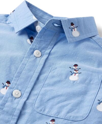 The Children's Place Baby Boys' and Toddler Long Sleeve Button Down Shirt in Saudi Arabia