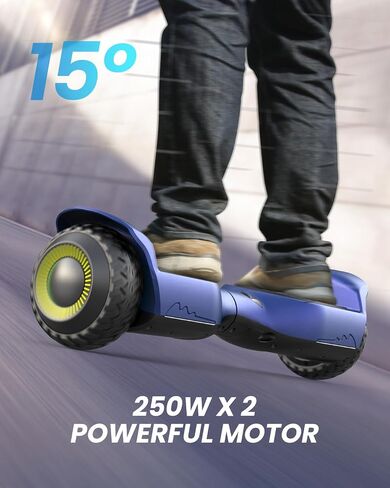 Gyroor Hoverboard New G13 All Terrain Hoverboard with LED Lights & 500W Motor, Self Balancing Off Road Hoverboards with Bluetooth for Kids ages 6-12 and Adults in Saudi Arabia