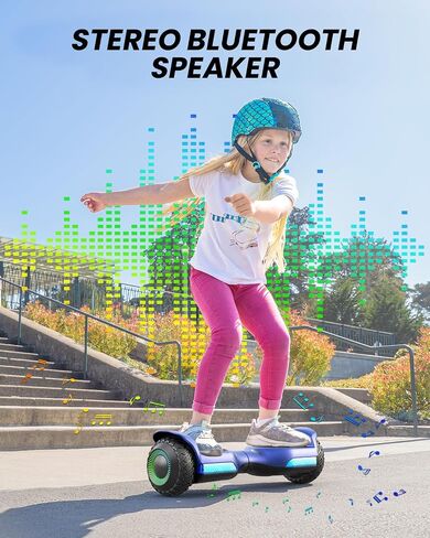 Gyroor Hoverboard New G13 All Terrain Hoverboard with LED Lights & 500W Motor, Self Balancing Off Road Hoverboards with Bluetooth for Kids ages 6-12 and Adults in Saudi Arabia