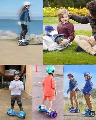 Gyroor Hoverboard New G13 All Terrain Hoverboard with LED Lights & 500W Motor, Self Balancing Off Road Hoverboards with Bluetooth for Kids ages 6-12 and Adults in Saudi Arabia