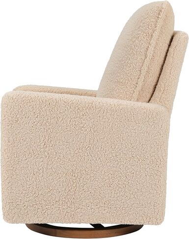 Babyletto Cali Pillowback Swivel Glide في Boucle، Greenguard Gold وCertiPUR-US in Saudi Arabia