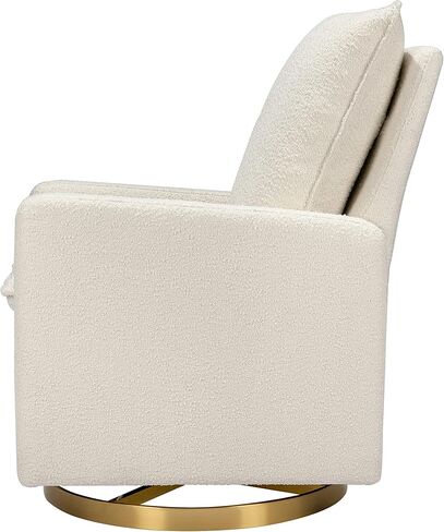 Babyletto Cali Pillowback Swivel Glide في Boucle، Greenguard Gold وCertiPUR-US in Saudi Arabia