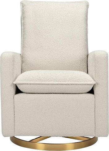 Babyletto Cali Pillowback Swivel Glide في Boucle، Greenguard Gold وCertiPUR-US in Saudi Arabia