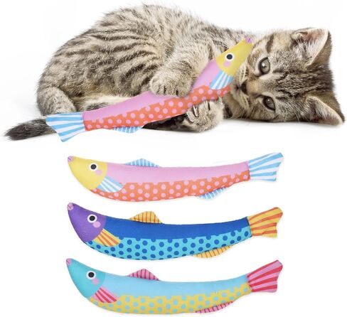 KOOLTAIL Cat Catnip Toys for Thanksgiving, 3 Pack Durable Soft Kicker Toy Filled with Natural Catnip, Interactive Bite Resistant Chew Teeth Cleaning Gift for Indoor Cats Kitten in Kuwait