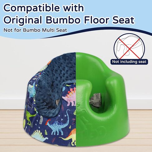 Seat Cover Compatible with Bumbo Seat, Soft and Breathable Baby Floor Seat Cover for Baby Boy & Girl (Cover Only), Pink Bow in Saudi Arabia