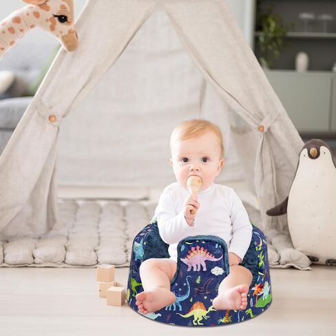Seat Cover Compatible with Bumbo Seat, Soft and Breathable Baby Floor Seat Cover for Baby Boy & Girl (Cover Only), Pink Bow in Saudi Arabia
