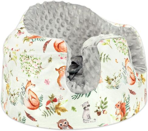Seat Cover Compatible with Bumbo Seat, Soft and Breathable Baby Floor Seat Cover for Baby Boy & Girl (Cover Only), Pink Bow in Saudi Arabia
