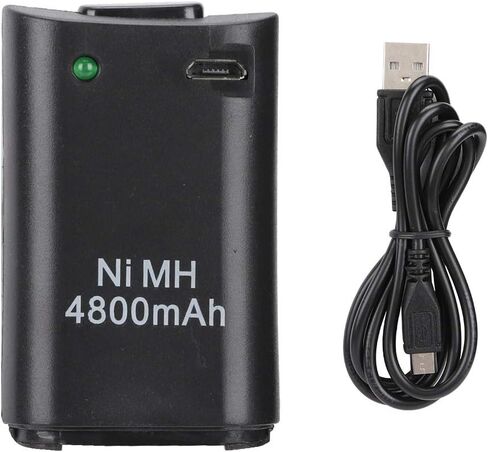 360 Battery Pack Rechargeable 360 Battery Pack Abs 2 in 1 4800Mah Rechargeable Gamepad Ni Mh Battery for 360 Controller Console in Saudi Arabia