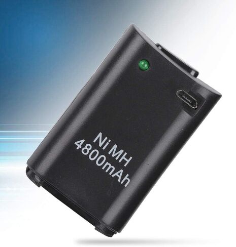 360 Battery Pack Rechargeable 360 Battery Pack Abs 2 in 1 4800Mah Rechargeable Gamepad Ni Mh Battery for 360 Controller Console in Saudi Arabia