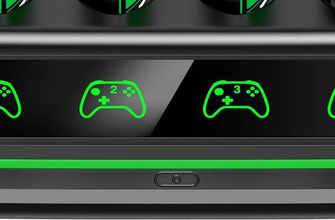 Upgraded fast charging rechargeable battery packs with Light Control, 4 x 3600mWh Xbox Controller Batteries with Battery Charging Dock/Storage for Xbox One/Xbox Series X|S, Xbox One S/X/Elite, X600 in Saudi Arabia