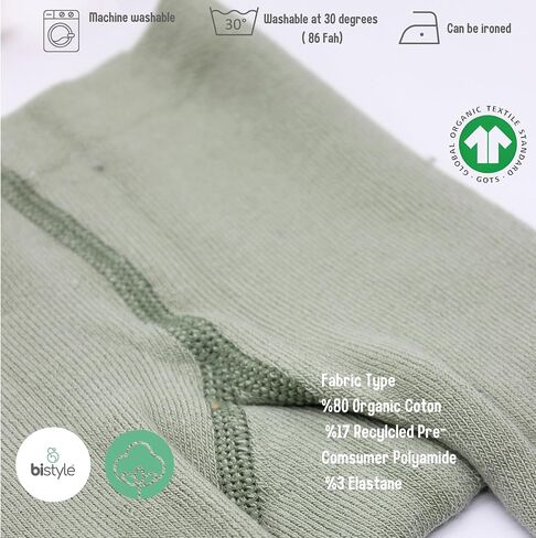 bistyle Baby Girls Tights Thick Leggings Soft | Warm Organic Cotton Stockings Non Slip Pantyhose | Newborn Infant Toddler in Saudi Arabia