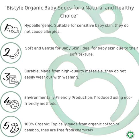 bistyle Baby Girls Tights Thick Leggings Soft | Warm Organic Cotton Stockings Non Slip Pantyhose | Newborn Infant Toddler in Kuwait