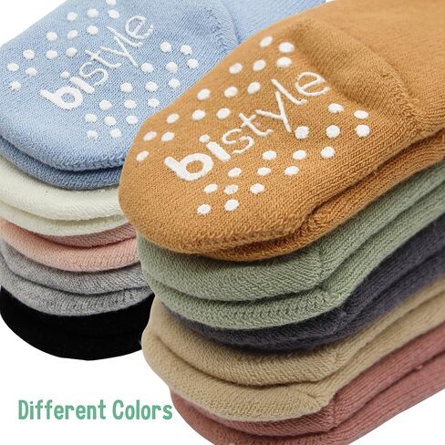 bistyle Baby Girls Tights Thick Leggings Soft | Warm Organic Cotton Stockings Non Slip Pantyhose | Newborn Infant Toddler in Kuwait