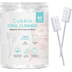 Oral Cleaner 60pcs - Hygiene Oral Care Oral Wipes for Baby and Infant 0-36M