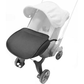 Baby Stroller Footmuff Compatible with Doona Pram Footbag for Stroller Fit for Donna Stroller Windproof Waterproof Bunting Bags for Stroller Winter Warm FootCover - Black