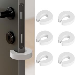 Door Pinch Guard Baby Door Stopper 6Pk Soft Foam Door Stopper. Prevents Finger Pinch Injuries Slamming Doors and Child or Pet from Getting Locked in Room