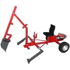 Towable Portable Backhoe Plans DIY Track Hoe Excavator Garden Digger Build Your Own