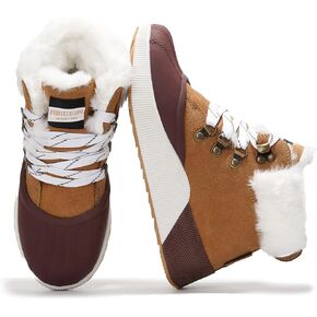 Project Cloud Waterproof Boots for Women - Memory Foam Winter Boots for Women, Non-Slip Snow Boots & Winter Shoes, Womens Boots Shoes Women Footwear - Women Boots Shoe Lace