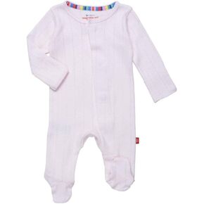 Magnetic Me 100% Organic Cotton Magnetic Baby Footie Pajamas | Super Soft Organic Cotton Fabric | Available in PRE - 24M