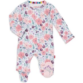 Magnetic Me 100% Organic Cotton Magnetic Baby Footie Pajamas | Super Soft Organic Cotton Fabric | Available in PRE - 24M