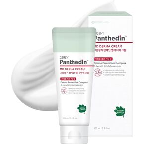 GREEN FINGER Panthedin MD Derma Cream 3.4 Fl Oz, Hyaluronic acid Ceramide Vitamin Squalane Baby Face Body Moisturizer, Skin Barrier Repair Moisturizing Cream for Sensitive Itch Skin, Korean Skincare in Saudi Arabia