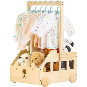 Customized Wooden Baby Shower Crate Closet Gifts,Baby Shower Basket With Hanger Rack,Personalized New Baby Clothes Shower Wood Boxes Basket,Congratulations Unfinished Wood Basket