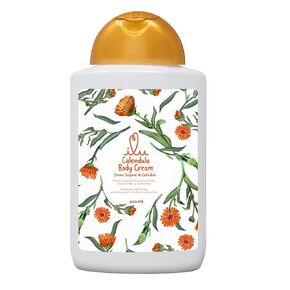 ILU Calendula body Cream (300 ml) - Multi-Purpose Skin Care, Plant-Powered Relief, Water-based cream spreads smoothly & easily for use on faces or to cover large areas.