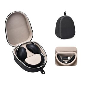 in Ear Headphones Case for Sony Playstation Pulse Elite Wireless Headset Case for Ps5 Headphones case Cover Easy to Carry Suitable for Party Playing Games Traveling with (Light Gray)