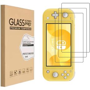 Screen Protector Designed for Switch Lite Game Player HD Clear Tempered Glass Easy Installation Ultra Sensitive(3 Pack)