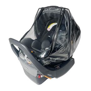 SASHA'S Rain and Wind Cover for Chicco KeyFit 35 Infant Car Seat Clear Design, Maxium Coverage (Infant Carrier not Included)
