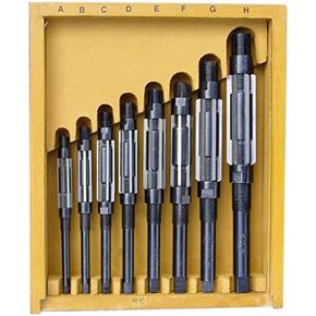 New Expanding Adjustable Hand Reamer 8 Piece Set 15/32"- 1.1/16" - Boxed Packed H4 - H11 Reamers
