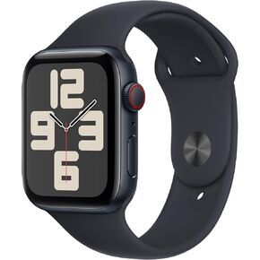 Apple Watch SE (الجيل الثاني) [GPS + Cellular 40mm] ساعة ذكية مع هيكل من الألومنيوم Starlight مع حزام Starlight الرياضي S/M (متجدد)