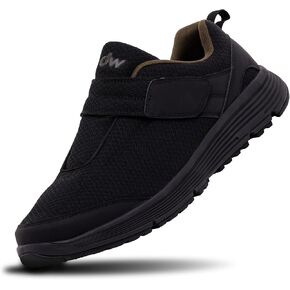 diawin Diabetic Wide Shoes for Men & Women – Extra Wide Toe Box, Adjustable Strap, Extra Depth, Roomy Interior for Hallux, Sensitive, or Swollen Feet, Removable Insole