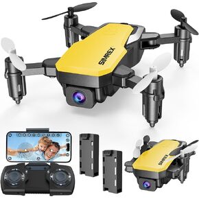 X300C Drone with Camera 720P HD FPV, RC Quadcopter Foldable Drone, Mini Drone With Altitude Hold, 3D Flip, Headless Mode, Gravity Control and 2 Batteries, Gifts for Kids, Adults, Beginner, White