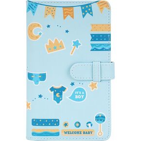 96 Pockets Photo Album for Fujifilm Instax Mini Album 2x3" Photos, Instax Album, Polaroid Snap (Baby Boy Blue)