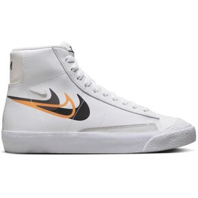 Nike Blazer Mid NN GS White/Black-Bright Mandarin-Medium Ash