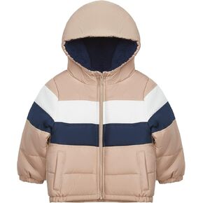 Carter's Baby Boys' Sherpa-Lined Heavyweight Hooded Puffer Jacket