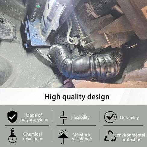 خرطوم تجميع الغبار 2-1/2 بوصة 70198، خرطوم تجميع الغبار المرن 2.5 بوصة لمنشار الطاولة، ومكبس الحفر، والأعمال الخشبية ومتجر الخشب in Kuwait