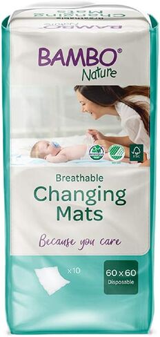 Bambo Nature Changing Mat: Bio-Based, 10 Count in Kuwait