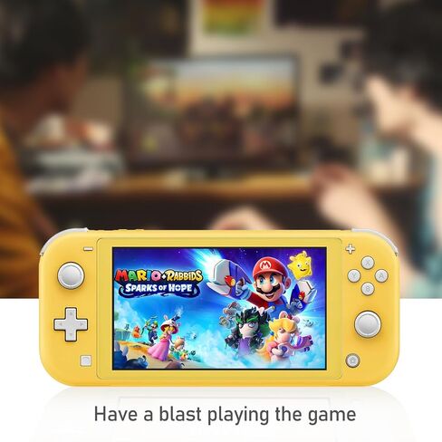 1-Piece Tempered Glass Screen Protector, Custom-Made for Nintendo Switch Lite HD,Anti-Scratch,Clear and Transparent,Fingerprint-Resistant, Bubble-Free Installation,Fit for Switch Lite in Saudi Arabia