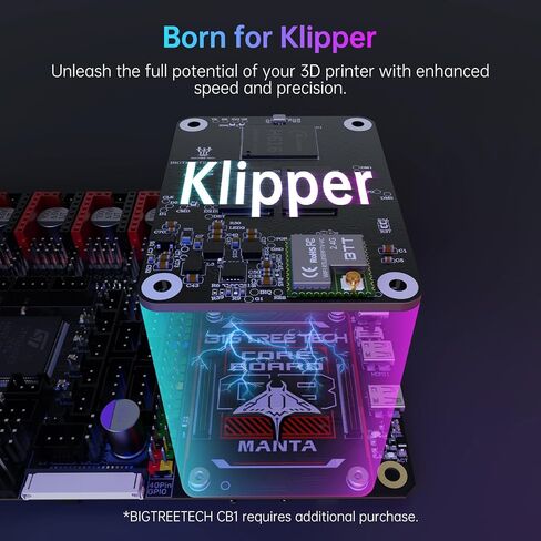 BIGTREETECH CB2 Core Control Board 2GB LPDDR4+32GB eMMC Storage Upgrade on BTT CB1 Support DSI/CSI Port Run Klipper Compatible with Raspberry-Pi 3B/4B Manta M8P/M5P/M4P/E3EZ Pi4B PAD 7 3D Printer Part in Kuwait