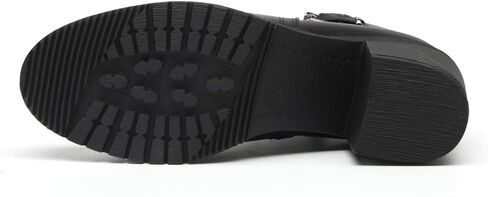 أحذية DECARSDZ النسائية للكاحل مرنة سهلة الارتداء بكعب مكتنز وأحذية طويلة أنيقة in Kuwait