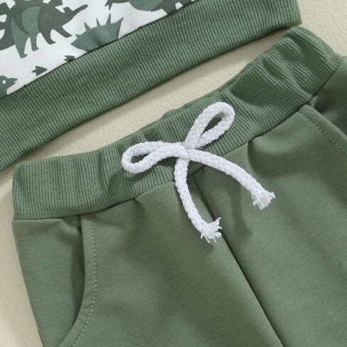 Baby Boy Fall Clothes Set Long Sleeve Crewneck Sweatshirts Pants Cute Infant Newborn Outfits 6 12 18 24 Months 2T in Saudi Arabia