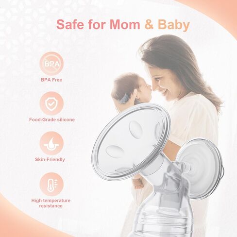 Breast Pump Parts Compatible with Spectra Replacement Pump Parts, Spectra Bottles, Spectra Pump Parts, Spectra Breast Pump, Spectra s1/s2/9 Plus, Not Original Accessories, 2 Count in Saudi Arabia