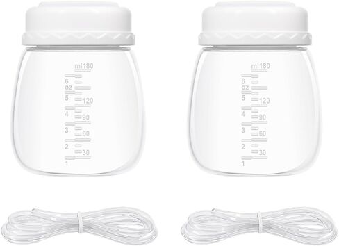 Breast Pump Parts Compatible with Spectra Replacement Pump Parts, Spectra Bottles, Spectra Pump Parts, Spectra Breast Pump, Spectra s1/s2/9 Plus, Not Original Accessories, 2 Count in Saudi Arabia